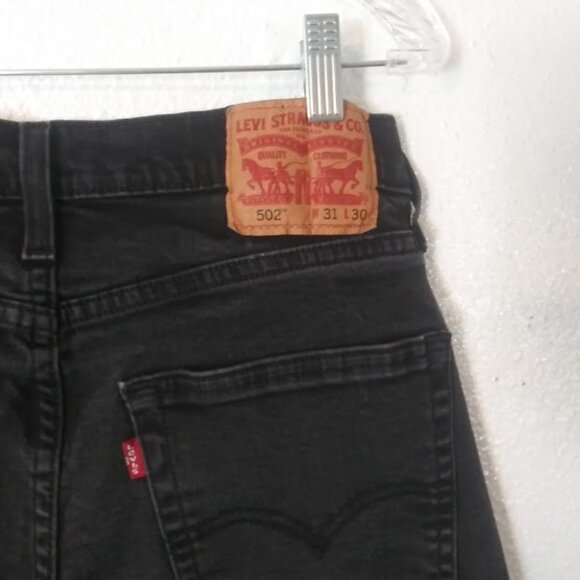 Levi's 502 Men's black/dark gray jeans - Picture 7 of 16